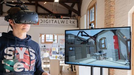 Mit Virtual-Reality-Brillen können Handwerksbetriebe Räume zeigen, die es noch gar nicht gibt.