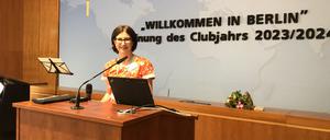 Ehrenamtlich für die Völkerverständigung. Die neue Präsidentin des Diplomatenclubs „Willkommen in Berlin“, Katja Heusel.