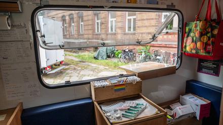 Ein Fahrzeug für sicheren Drogenkonsum. Der steigt in Berlin seit Jahren an.