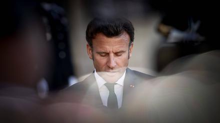 Hat die absolute Mehrheit im Parlament verloren: Emmanuel Macron.