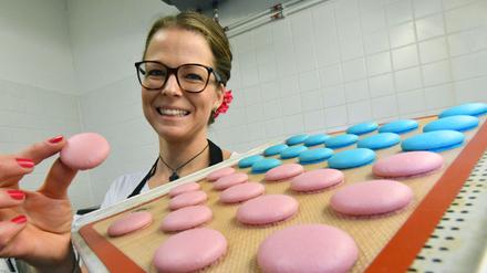 Macarons-Bäckerin Anja Juhr für Hochzeitsmesse