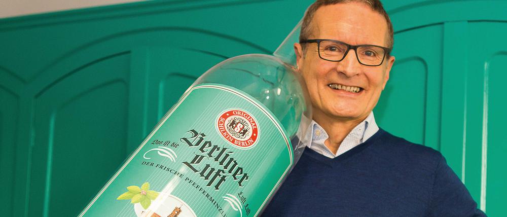 Erlfried Baatz ist der Chef des Berliner Spirituosenherstellers Schilkin, der den Likör „Berliner Luft“ produziert.