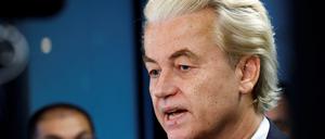 Rechtspopulist und Wahlsieger: Geert Wilders.  
