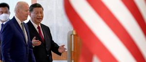 Es knirscht zwischen Washington und Peking: US-Präsident Joe Biden und Chinas Staatschef Xi Jinping trafen sich zuletzt beim G20-Gipfel auf Bali.