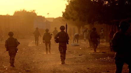 Französische Soldaten patrouillieren in Gao im Nordosten Malis.