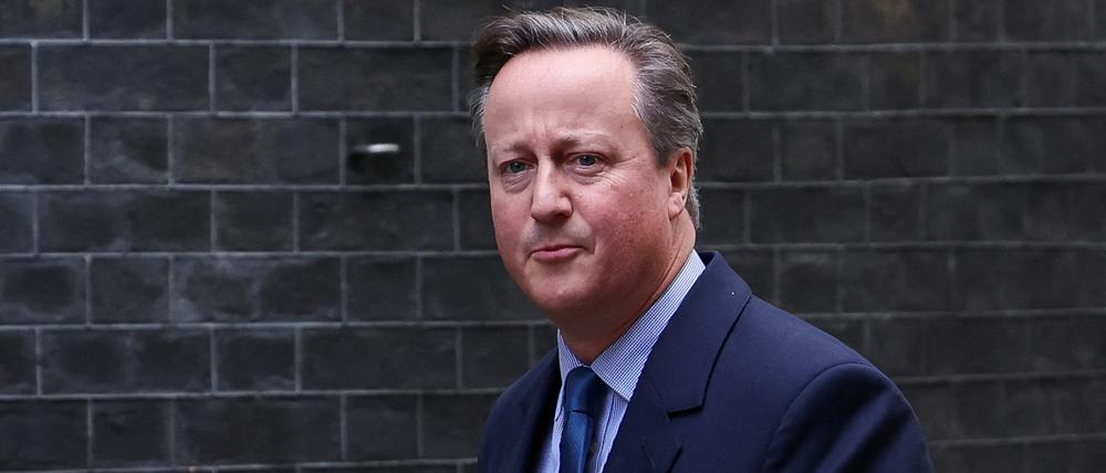 Der britische Ex-Premier David Cameron ist neuer Außenminister.