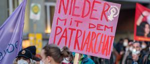 Demonstration am Frauentag 2021 in München