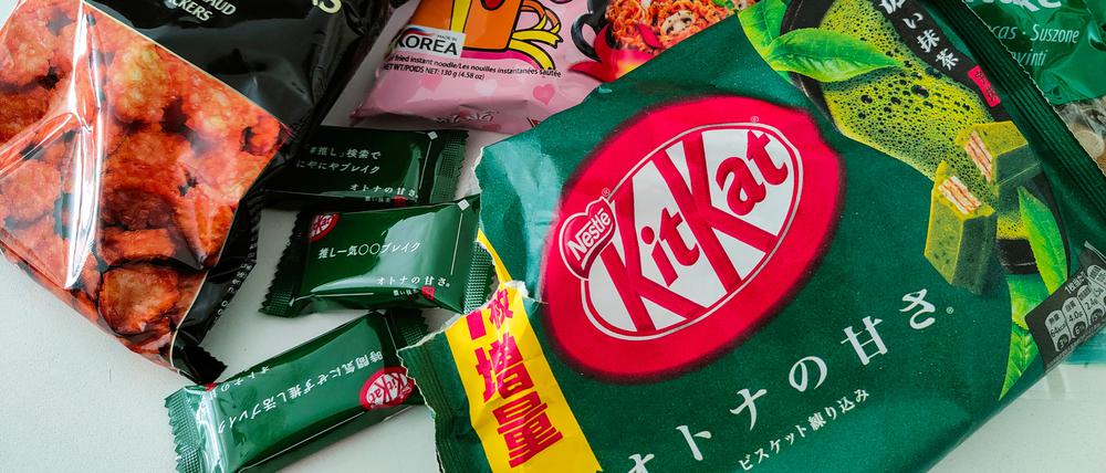 Kitkat mit grünem Matcha-Tee und 60 weitere Produkte hat der neue Lieferdienst GoTiger während des Testbetriebs im Angebot.