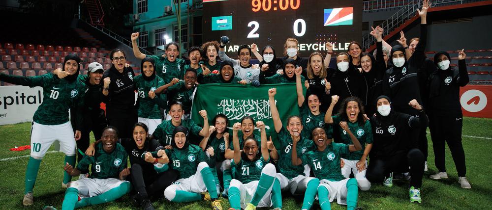 Gegen die Seychellen und die Malediven setzten die saudi-arabischen Fußballerinnen sich eindeutig durch.