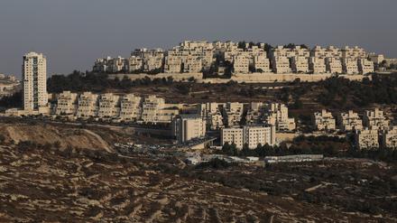 Ein Teil der israelischen Siedlung Har Homa in den besetzten Gebieten: Ein Siedlungsring soll die Ausdehnung der palästinensischen Stadt Bethlehem verhindern. Eine Zwei-Staaten-Lösung sieht anders aus.