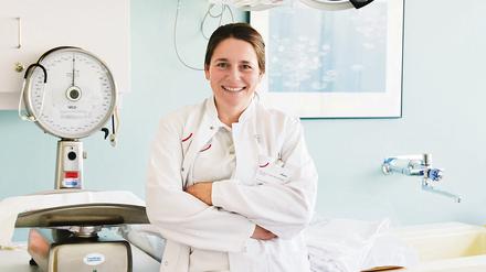 Mandy Mangler, Chefärztin der Gynäkologie und Geburtshilfe vom Auguste-Viktoria-Klinikum in Berlin-Schöneberg.
