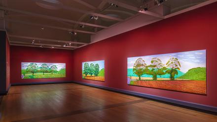 Lohnt sich: Die Ausstellung mit Werken von David Hockney in der Gemäldegalerie am Kulturforum.