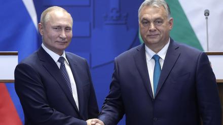 Russlands Präsident Wladimir Putin kommt der nationalistische Traum des ungarischen Premiers Viktor Orban gelegen.
