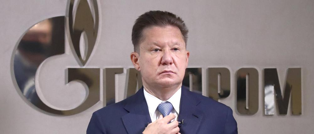 Gazprom-Chef Alexej Miller.