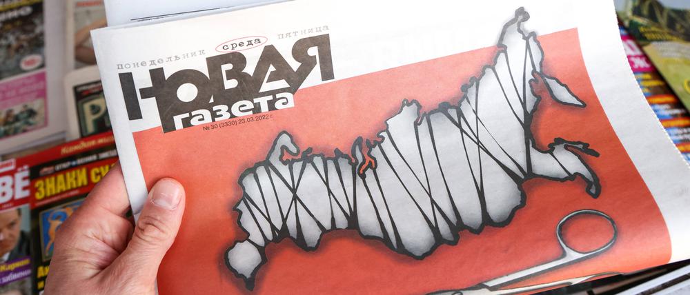 29 Jahre nach ihrem Start am 1. April 1993 hat die „Nowaja Gaseta“, die älteste freie Zeitung Russlands, den Druck eingestellt – vorerst
