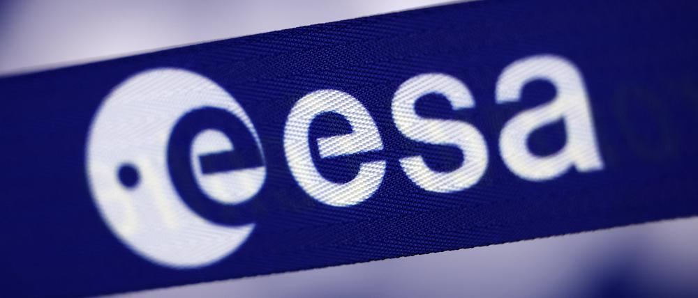Das Logo der Europäischen Weltraumorganisation.