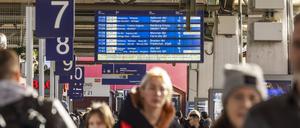 Vom Wanstreik am Montag wird auch der Hauptbahnhof in Stuttgart betroffen sein.
