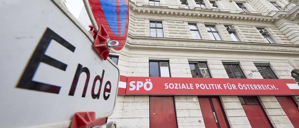 SPÖ-Zentrale in der Löwelstrasse in Wien. 