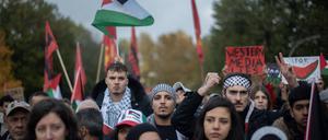 Am 29. Oktober demonstrierten in Berlin zahlreiche Menschen, um ihre Solidarität mit Palästina auszudrücken.