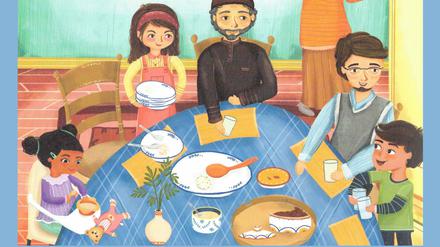 Innenseite aus dem Kinderbuch „Ramadan der Dinge“