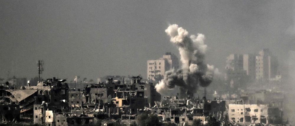 Der nördliche Gazastreifen erlebt seit Samstag heftige Luftangriffe.