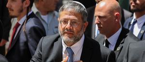 Israels Minister für nationale Sicherheit, Itamar Ben-Gvir, ist Vorsitzender der radikalen Partei „Jüdische Stärke“.
