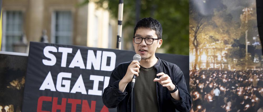 Nathan Law gehörte zu den Studentenführern bei der Regenschirm-Revolution und lebt seit 2020 im Londoner Exil.