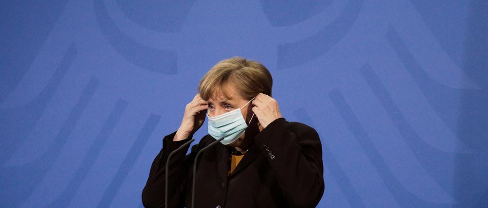 Angela Merkel drängt auf einen bundesweiten Lockdown. 