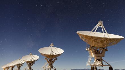 Das Very Large Array (VLA) in New Mexico wird für die Suche nach außerirdischem Leben genutzt.