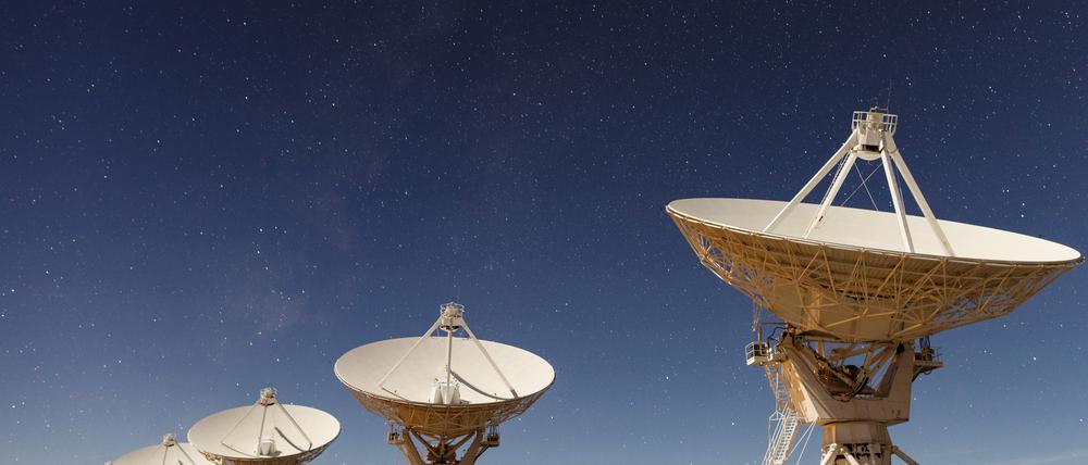 Das Very Large Array (VLA) in New Mexico wird für die Suche nach außerirdischem Leben genutzt.