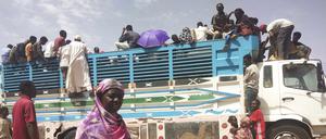 Viele Sudanesen versuchen noch immer, vor den Kämpfen in der Hauptstadt zu fliehen. 