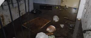 Der überflutete Keller ins Lea Kaibs Haus in Opladen. 