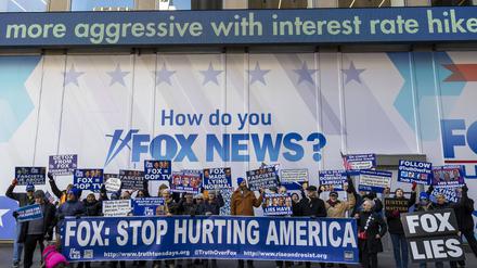 Hauptsitz von Fox News in New York: Der Sender verlor im Mai fast ein Drittel seiner Zuschauer zur Hauptsendezeit am Abend.