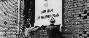Deutschland musste die finanziellen Hilfen aus dem Marshallplan nur zum Teil zurückzahlen. 