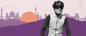 Radfahrer in Lycra: ein Mamil auf den Straßen Berlins.