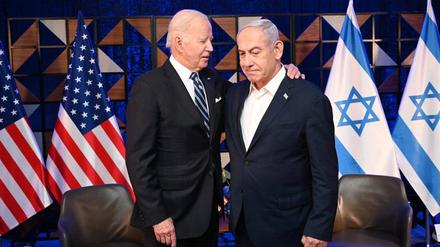Verbündete in der Not. US-Präsident Biden trifft Israels Premier Netanjahu.