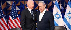 Verbündete in der Not. US-Präsident Biden trifft Israels Premier Netanjahu.