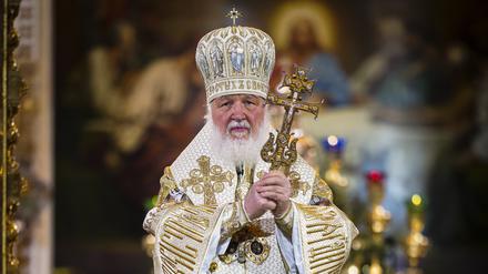 Eng mit dem Kreml verbunden: Patriarch Kirill I. Er geht gegen Priester vor, die seinem Kurs nicht folgen.