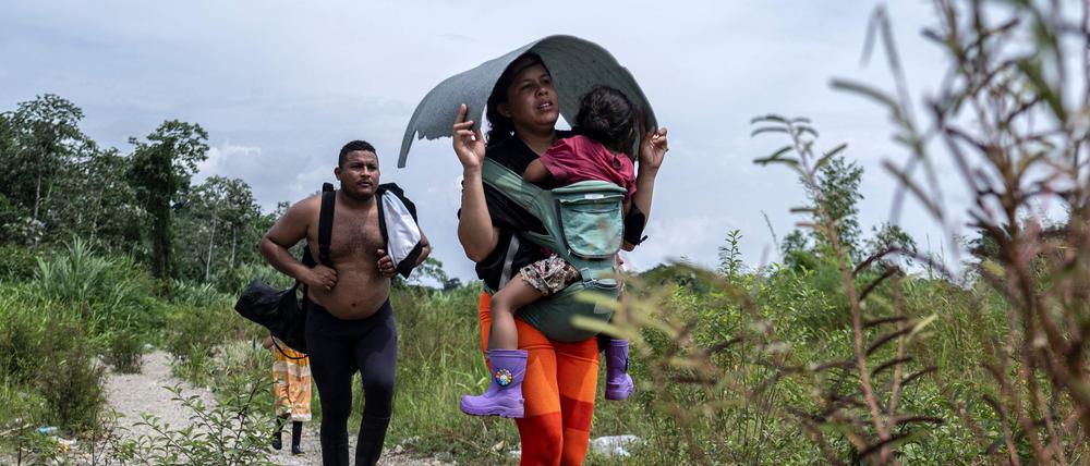 Gefährliche Route: Fast 400.000 Geflüchtete sind in diesem Jahr bereits durch den Darién-Dschungel zwischen Panama und Kolumbien gelaufen.