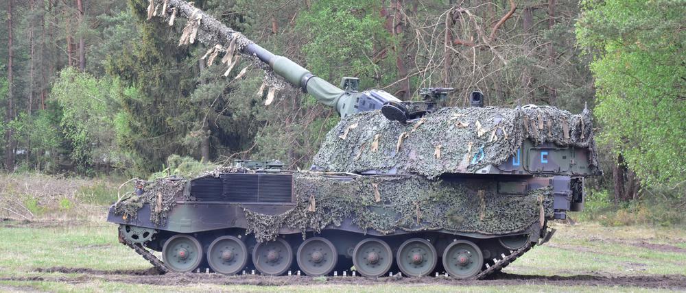 Die Panzerhaubitze 2000 der Bundeswehr.