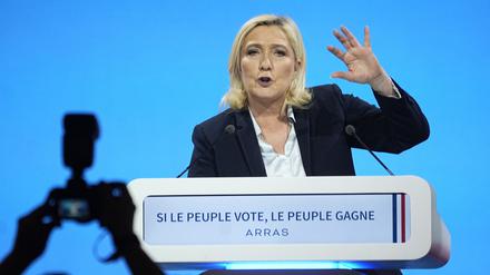 Will im dritten Anlauf Präsidentin werden: Marine Le Pen