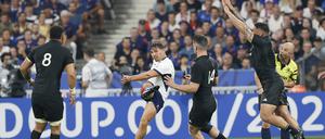 Frankreich konnte das Eröffnungsspiel der Rugby-WM überraschend gegen Neuseeland gewinnen.