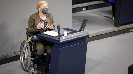 Stephanie Aeffner im Deutschen Bundestag.