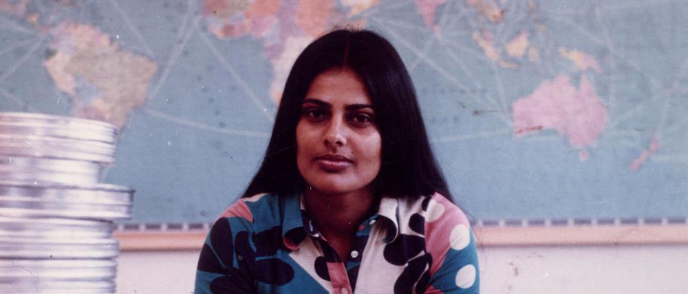 Ab 1972 moderierte Navina Sundaram in der ARD das Politmagazin „Weltspiegel“.