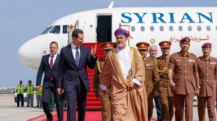 Syriens Präsident Bashar al-Assad im Oman. 
