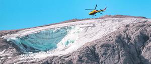 Im Juli hatte eine Lawine nach dem Kollaps des Gletschers der italienischen Marmolata mehreren Bergsteigern das Leben gekostet