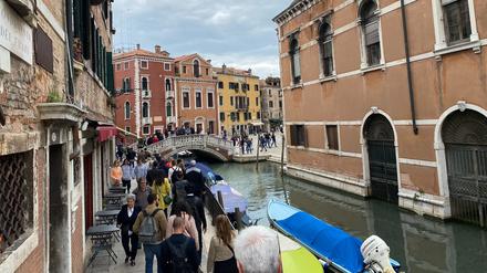 Kein Durchkommen mehr: Venedig leidet unter zu viel Tourismus.
