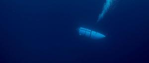 Dieses undatierte von OceanGate zur Verfügung gestellte Foto zeigt das Tauchboot „Titan“.