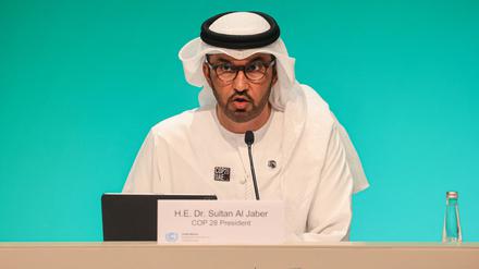 COP-Präsident Sultan Ahmed Al Jaber.