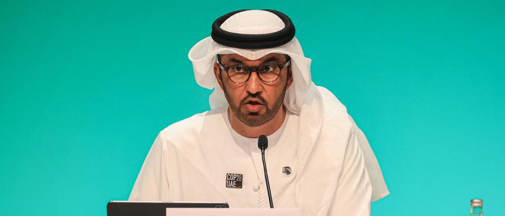 COP-Präsident Sultan Ahmed Al Jaber.